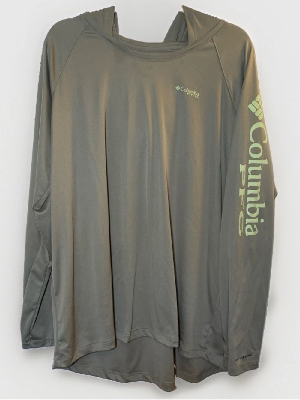 Columbia Men’s 2xl PFG Terminal Deflector Long Sleeve Hoodie Shirt Omni Shade